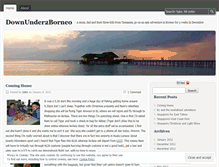 Tablet Screenshot of downunder2borneo.wordpress.com