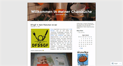 Desktop Screenshot of chaoskueche.wordpress.com