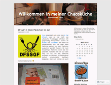 Tablet Screenshot of chaoskueche.wordpress.com