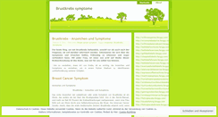 Desktop Screenshot of brustkrebssymptome.wordpress.com
