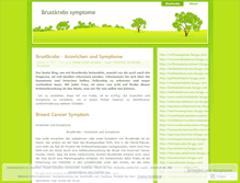 Tablet Screenshot of brustkrebssymptome.wordpress.com