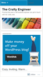 Mobile Screenshot of craftyengineer.wordpress.com