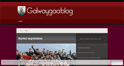 Desktop Screenshot of galwaygaablog.wordpress.com