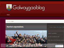 Tablet Screenshot of galwaygaablog.wordpress.com