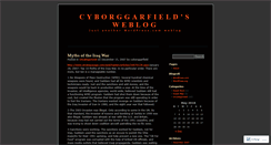 Desktop Screenshot of cyborggarfield.wordpress.com