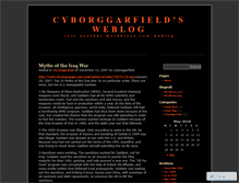 Tablet Screenshot of cyborggarfield.wordpress.com