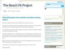 Tablet Screenshot of beachfitproject.wordpress.com