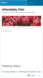 Mobile Screenshot of affordablychic.wordpress.com