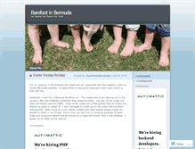 Tablet Screenshot of barefootinbermuda.wordpress.com