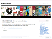 Tablet Screenshot of farbenladen.wordpress.com