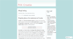 Desktop Screenshot of fkkcroatia.wordpress.com