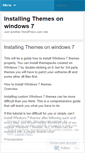 Mobile Screenshot of howtoinstallwin7theme.wordpress.com