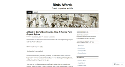 Desktop Screenshot of birdswords.wordpress.com