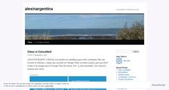 Desktop Screenshot of alexinargentina.wordpress.com