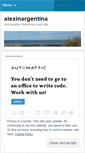 Mobile Screenshot of alexinargentina.wordpress.com