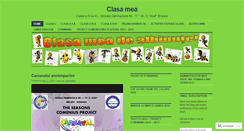 Desktop Screenshot of clasameascoala11.wordpress.com