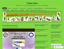 Tablet Screenshot of clasameascoala11.wordpress.com