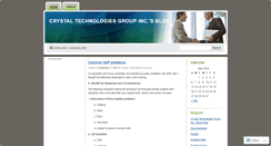 Desktop Screenshot of crystaltechnologies.wordpress.com