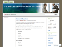 Tablet Screenshot of crystaltechnologies.wordpress.com