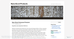 Desktop Screenshot of nanoexcel.wordpress.com