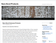 Tablet Screenshot of nanoexcel.wordpress.com