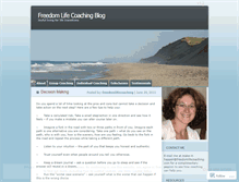 Tablet Screenshot of freedomlifecoaching.wordpress.com