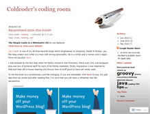 Tablet Screenshot of coldcoder.wordpress.com