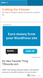 Mobile Screenshot of cuttingthecheese.wordpress.com