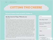 Tablet Screenshot of cuttingthecheese.wordpress.com