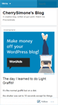 Mobile Screenshot of cherrysimone.wordpress.com