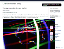Tablet Screenshot of cherrysimone.wordpress.com