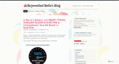 Desktop Screenshot of bejewelledbelle.wordpress.com