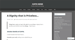 Desktop Screenshot of cuffhnews.wordpress.com