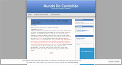 Desktop Screenshot of mundodocaminhao.wordpress.com