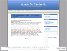 Tablet Screenshot of mundodocaminhao.wordpress.com