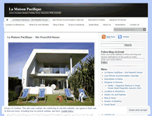 Tablet Screenshot of lamaisonpacifique.wordpress.com