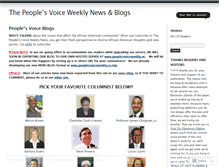 Tablet Screenshot of peoplesvoiceweekly.wordpress.com