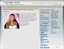 Tablet Screenshot of calendari.wordpress.com