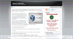 Desktop Screenshot of manolosangoquiza.wordpress.com