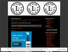 Tablet Screenshot of letterlbeats.wordpress.com