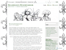 Tablet Screenshot of decablogulmuschetarilor.wordpress.com