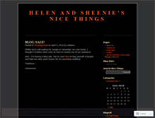 Tablet Screenshot of helensheenie.wordpress.com