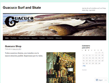 Tablet Screenshot of guacucosurfandskate.wordpress.com