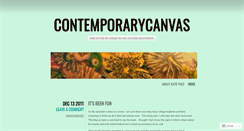 Desktop Screenshot of contemporarycanvas.wordpress.com