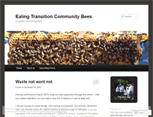 Tablet Screenshot of ealingcommunitybees.wordpress.com