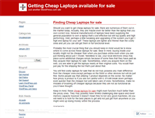 Tablet Screenshot of cheaplaptopguide2011.wordpress.com