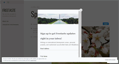Desktop Screenshot of freetaste.wordpress.com