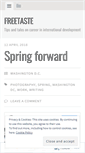 Mobile Screenshot of freetaste.wordpress.com