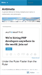 Mobile Screenshot of antimeta.wordpress.com