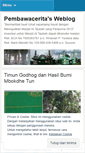 Mobile Screenshot of pembawacerita.wordpress.com